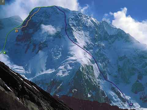 
Broad Peak First Ascent Southwest Face Route -  8000 Metri Di Vita 8000 Metres To Live For book
